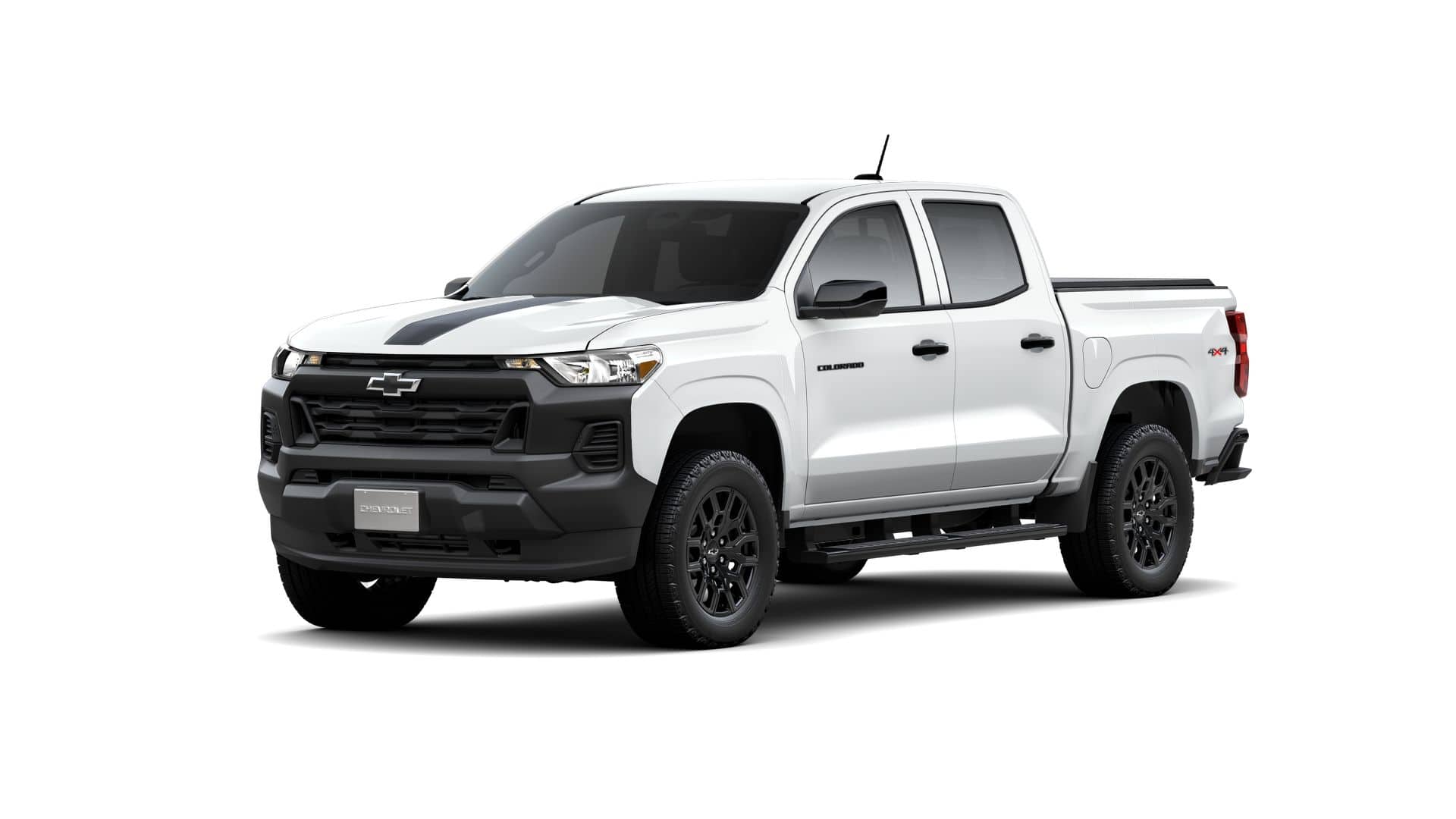 2026 Chevrolet Colorado WT in Summit White — front three-quarter view
