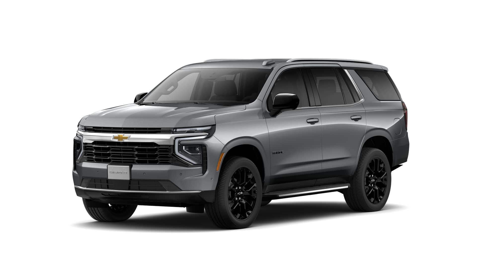 2026 Chevrolet Tahoe LS in Sterling Gray Metallic — front three-quarter view